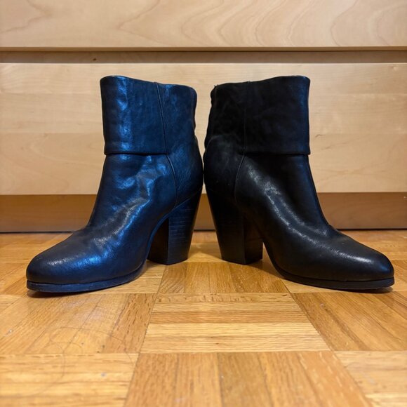 RAG & BONE CLASSIC NEWBURY BOOT IN BLACK, LIKE NEW SIZE: 7.5 - Picture 4 of 11